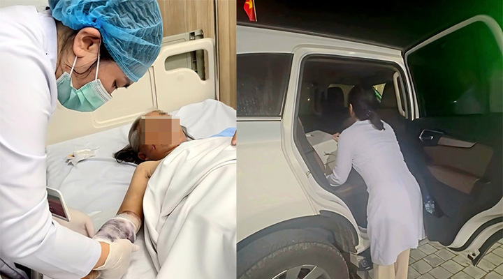 Xuyên đêm chuyển vaccine, huyết thanh gần 100km kịp thời cứu cụ bà bị chó cắn (Ảnh: BVCC)