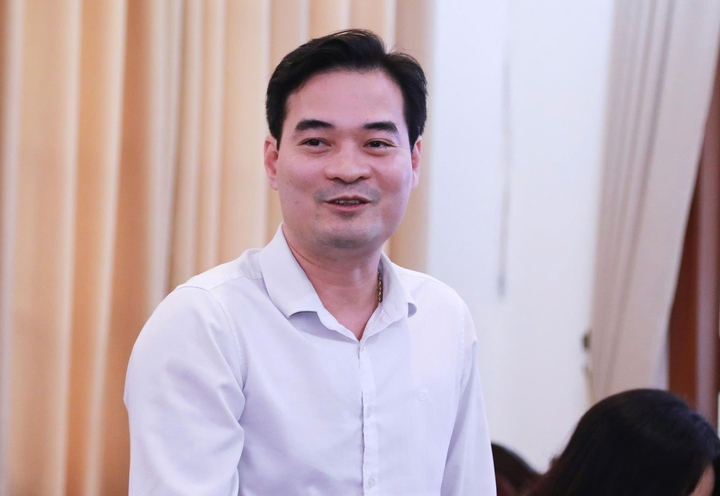 Ông Chu Quốc Thịnh phát biểu tại diễn đàn. (Ảnh: Trần Hằng)