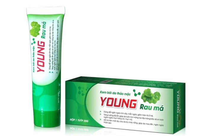 Một lô kem bôi da thảo mộc Young rau má bị thu hồi trên toàn quốc (Ảnh: Vietnamnet).