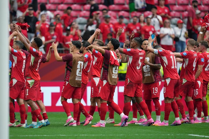 Thụy Sỹ đứng đầu bảng B với 7 điểm sau 3 trận. (Ảnh: AP)