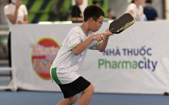 Vận động viên nhí thuộc đội Kỳ Hòa Junior thi đấu tại VPC Future Stars 2026.