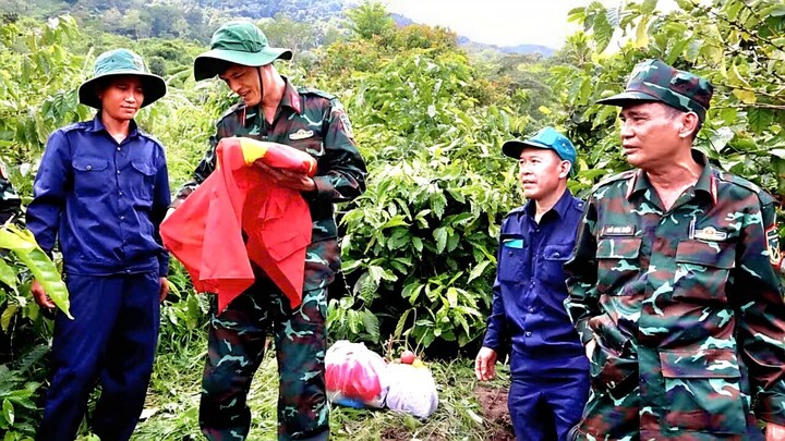 Đội K51 bảo quản hài cốt liệt sĩ (ảnh: Đội K51 cung cấp)