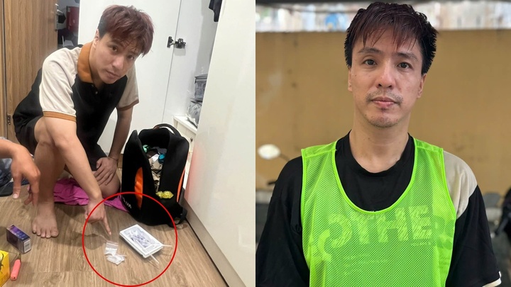 Ca sĩ, nhạc sĩ Tăng Nhật Tuệ bị xác định có dấu hiệu tổ chức sử dụng trái phép chất ma túy và tàng trữ trái phép chất ma túy. (Ảnh: Công an phường Chánh Hưng)