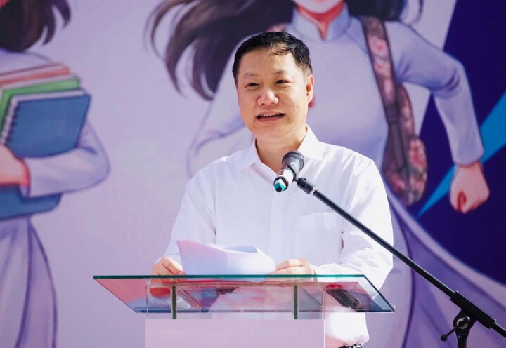 GS.TS Nguyễn Tiến Thảo, Vụ trưởng Vụ Giáo dục đại học - Bộ GD&ĐT phát biểu.