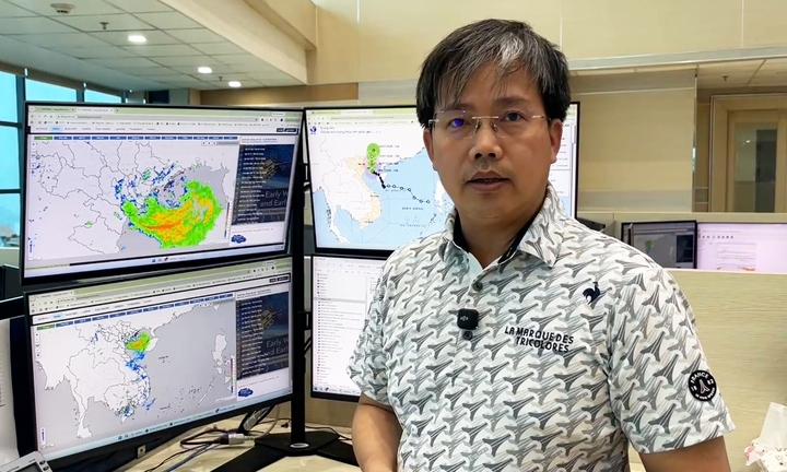 Ông Mai Văn Khiêm thông tin về tác động của bão số 1 Maysak.