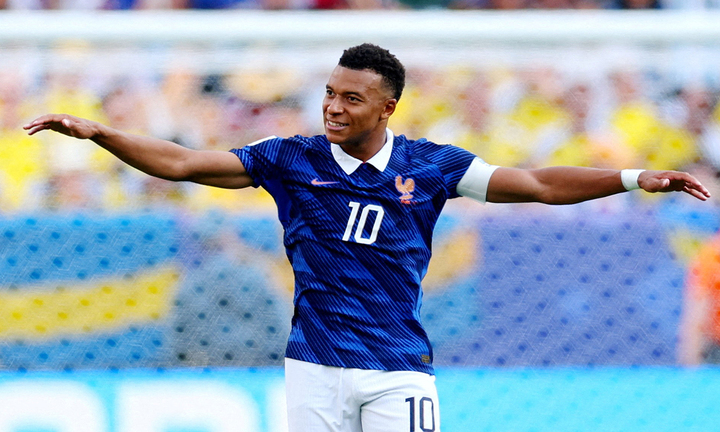 Mbappe ghi 6 bàn ở World Cup 2026 trước vòng 1/8. (Ảnh: Reuters)