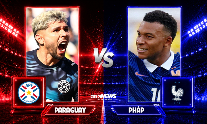 Paraguay đấu với Pháp ở vòng 1/8 World Cup 2026.