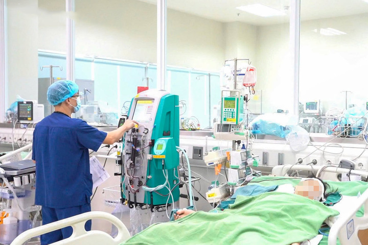 Chỉ trong hai tháng mùa hè, bệnh viện đã tiếp nhận khoảng 20 trường hợp trẻ đuối nước (Ảnh: BVCC)