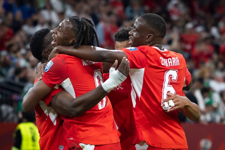 Đây là lần đầu tiên Thụy Sỹ thắng từ 3 trận trở lên trong một kỳ World Cup. (Ảnh: AP)