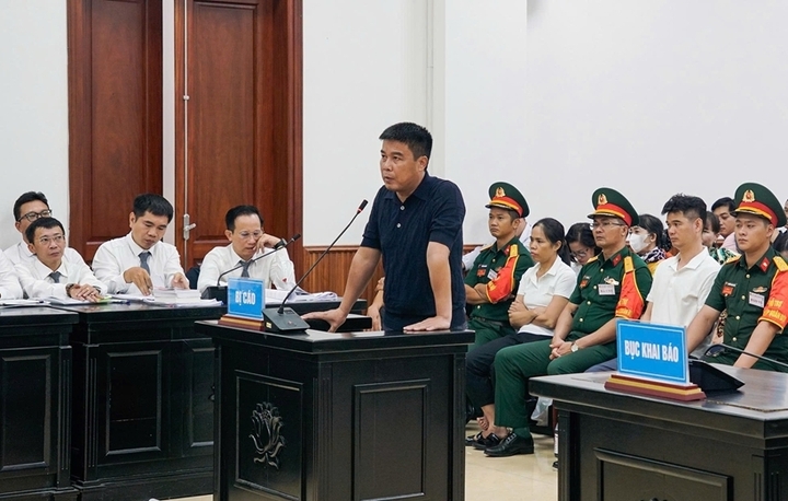 Nguyễn Văn Hậu tại toà phúc thẩm.