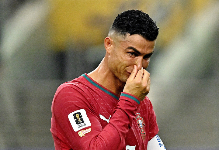 Ronaldo lần nữa kết thúc World Cup trong nước mắt. (Ảnh: Reuters)