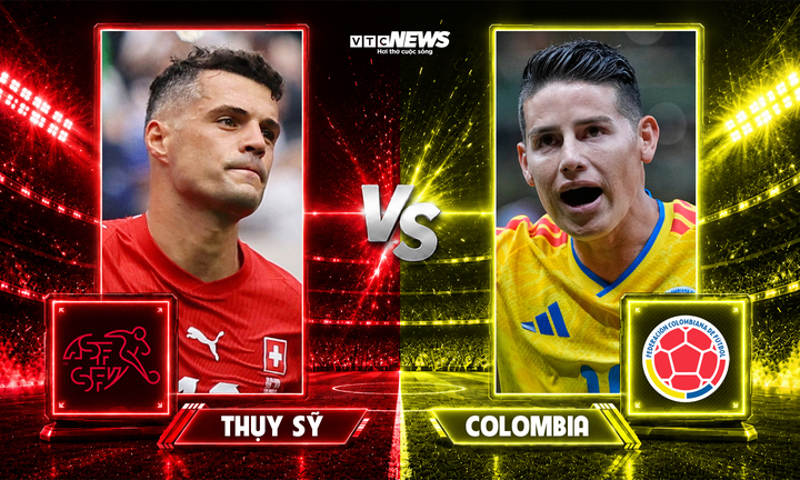 Thụy Sỹ đấu với Colombia ở vòng 1/8 World Cup 2026.