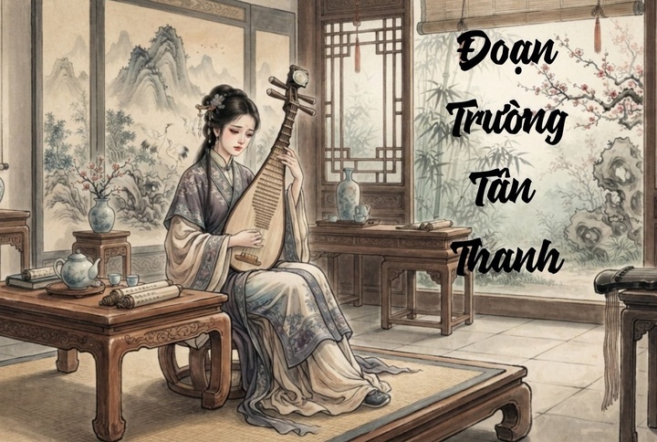 Truyện Kiều vốn có tên gốc là Đoạn Trường Tân Thanh. (Ảnh: BNC)