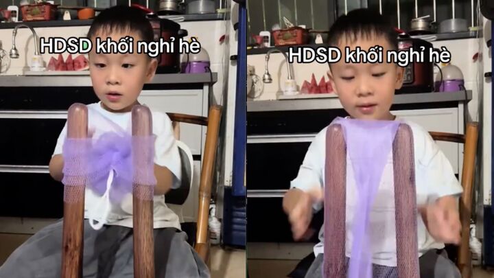 Dân mạng liền xin bí kíp để có "khối nghỉ hè" chăm ngoan như vậy. (Ảnh chụp màn hình)