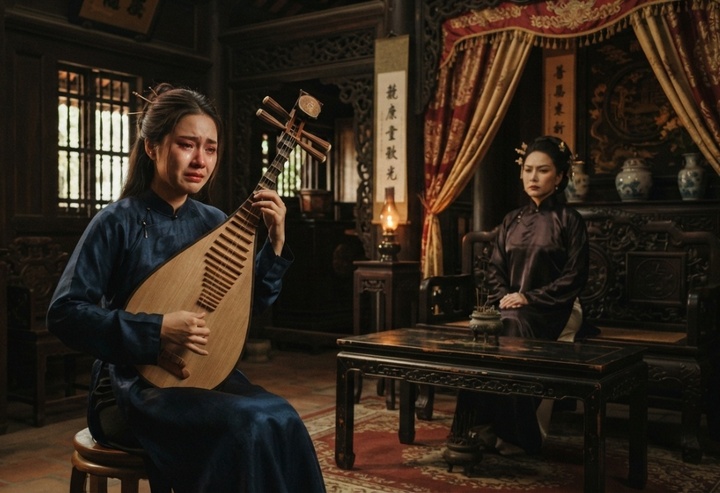 Thúy Kiều sở hữu nhan sắc hơn người, tài năng xuất chúng nhưng vẫn gặp phải tai ương ngập đầu. (Ảnh: CT)