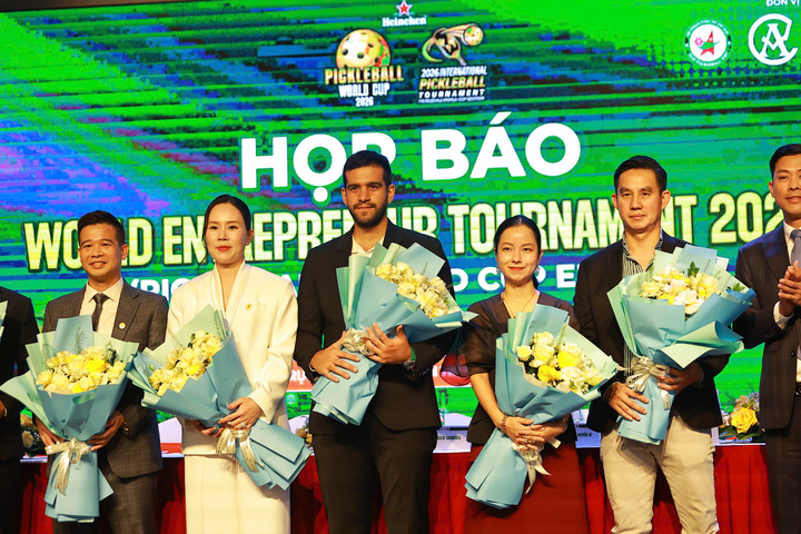 Hơn 1.600 doanh nhân tranh tài tại World Entrepreneur Tournament 2026 ở Đà Nẵng hop bao pickleball 17203273 - Hơn 1.600 doanh nhân tranh tài tại World Entrepreneur Tournament 2026 ở Đà Nẵng