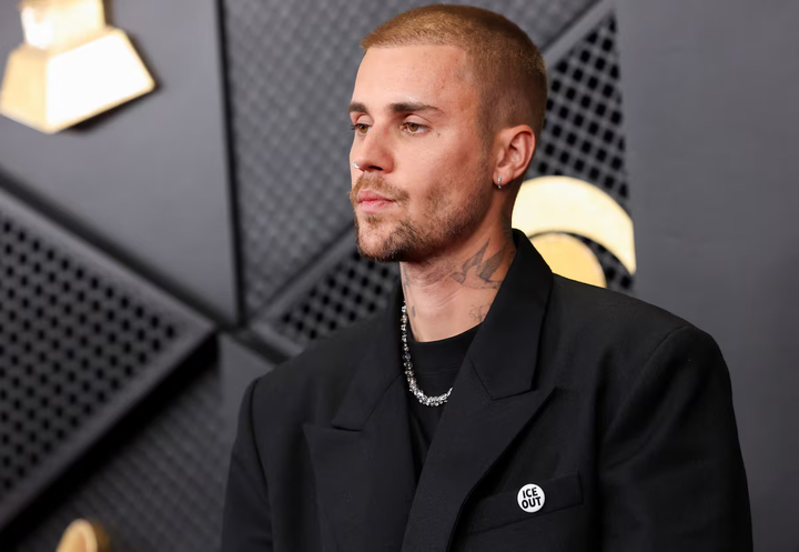 Justin Bieber là một trong những nghệ sĩ chính tham gia biểu diễn giữa giờ ở trận chung kết World Cup 2026. (Ảnh: Reuters)