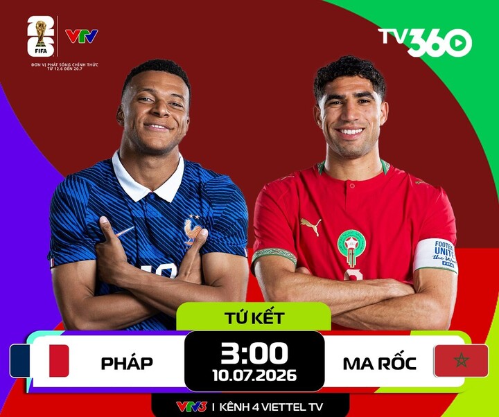 truc tiep phap vs morocco 15362678 - Trực tiếp b&oacute;ng đ&aacute; Ph&aacute;p 2-0 Morocco: Mbappe, Dembele gi&agrave;nh v&eacute; b&aacute;n kết