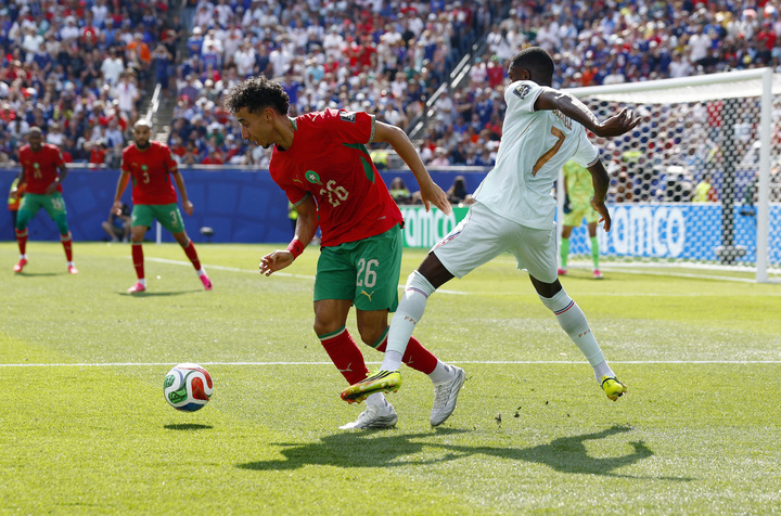 phap vs morocco 03451866 - Trực tiếp b&oacute;ng đ&aacute; Ph&aacute;p 2-0 Morocco: Mbappe, Dembele gi&agrave;nh v&eacute; b&aacute;n kết