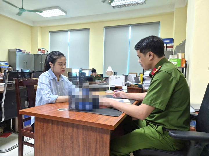 Cơ quan công an làm việc với Nguyễn Thị Tuyết Nga.