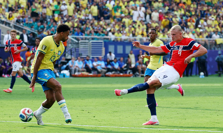 Erling Haaland nằm trong nhóm cạnh tranh danh hiệu Chiếc giày vàng World Cup 2026. (Ảnh: Reuters)