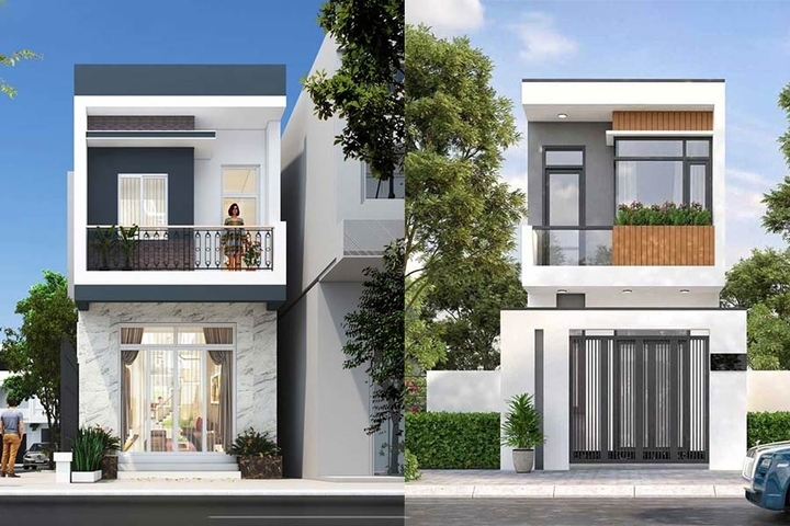 Nhà 1 trệt 1 lầu. (Ảnh minh họa: Neohouse)