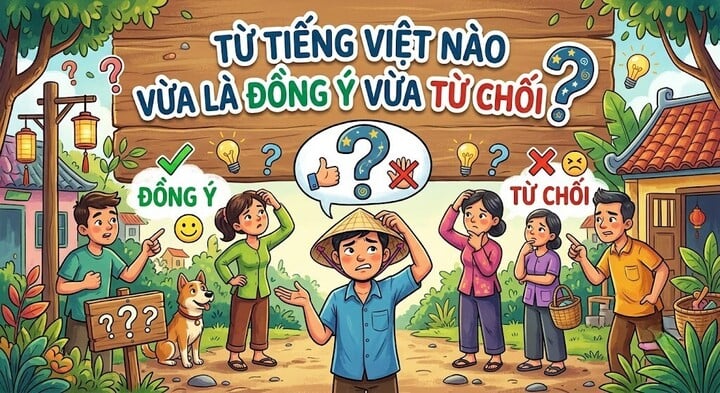 Từ tiếng Việt nào vừa là đồng ý vừa từ chối? (Ảnh minh họa)