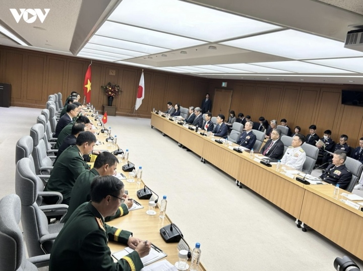 Quang cảnh hội đàm. (Ảnh: VOV-Tokyo)