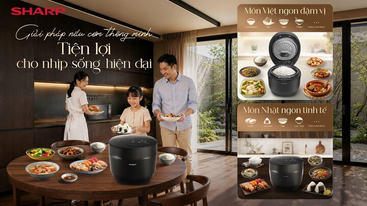 KS-TW181V-B: Đa dạng trải nghiệm ẩm thực Việt - Nhật, trọn vị cơm ngon mỗi ngày.