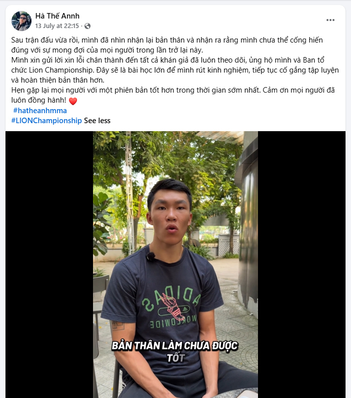 Võ sĩ Việt Nam bị cấm thi đấu gần 18 tháng, lên tiếng xin lỗi ha the anh 18335948 - Võ sĩ Việt Nam bị cấm thi đấu gần 18 tháng, lên tiếng xin lỗi