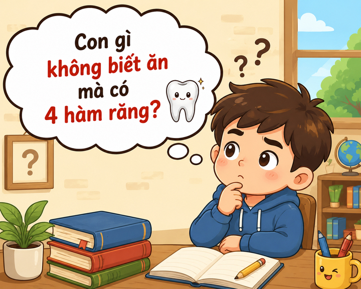 Con gì không biết ăn mà có 4 hàm răng. (Ảnh minh hoạ)