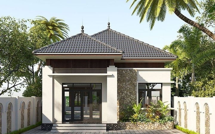 Thiết kế đơn giản giúp tiết kiệm chi phí xây nhà. (Ảnh: Decoxdesign)
