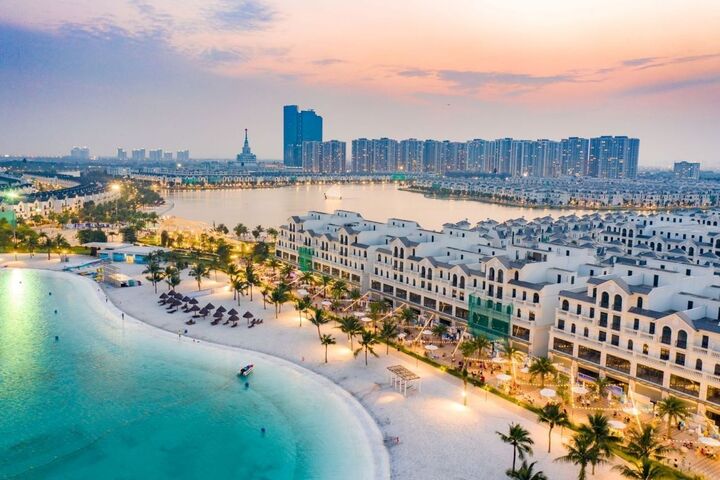 Sức sống từ nguồn nội lực cốt lõi đã “nuôi dưỡng” các trục phố kinh doanh tại Vinhomes Ocean Park 1.