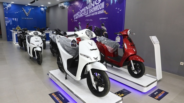 VinFast chính thức đưa vào hoạt động 20 đại lý xe máy điện tại Indonesia trong tháng 7/2026.