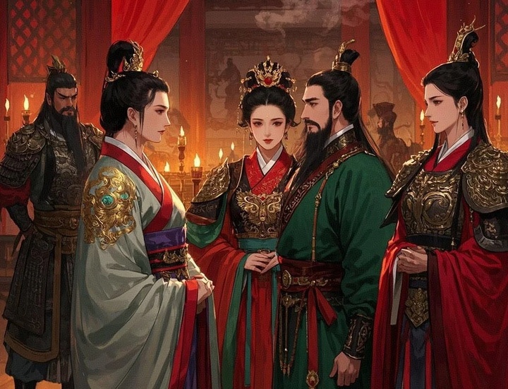 Nhiều nhà sử học suy đoán, việc Lưu Bị sắp xếp cho con gái lớn của Trương Phi làm thái tử phi, sau này sắc phong hoàng hậu, vừa củng cố quan hệ với nhà họ Trương vừa giúp cân bằng thế lực công thần, duy trì sự đoàn kết nội bộ. (Ảnh: RN)