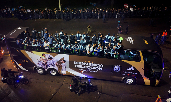 argentina world cup 2026 1 12212019 - Messi kh&ocirc;ng về, h&agrave;ng ngh&igrave;n CĐV vẫn ra đường đ&oacute;n đội tuyển Argentina