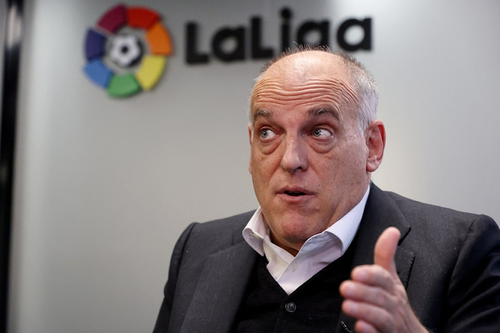 javier tebas 23555782 - World Cup 2026 l&atilde;i chưa từng c&oacute;, Chủ tịch FIFA vẫn bị chỉ tr&iacute;ch