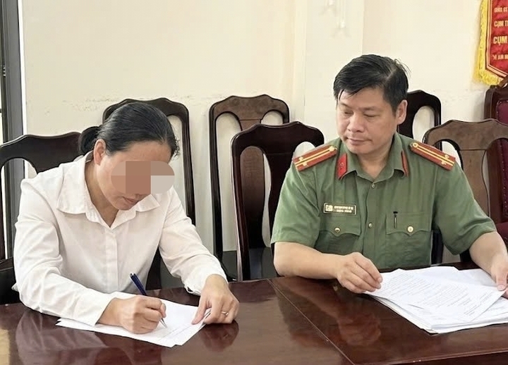 H.T.G. bị phạt 12,5 triệu đồng vì chia sẻ tin sai sự thật về kỳ thi THPT tại Tuyên Quang. (Ảnh: Công an Tuyên Quang)