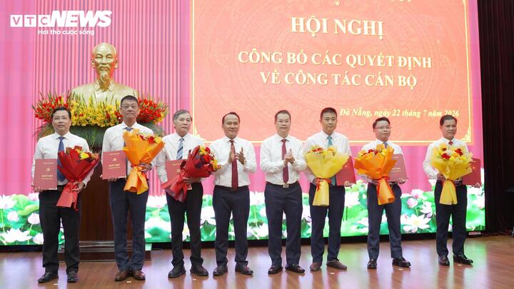 Đà Nẵng điều động, bổ nhiệm nhiều cán bộ chủ chốt.