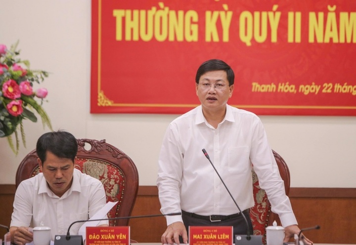 Ông Mai Xuân Liêm - Phó Chủ tịch Thường trực UBND tỉnh Thanh Hóa được giao tạm thời phụ trách, điều hành hoạt động của UBND tỉnh và Đảng ủy UBND tỉnh. (Ảnh: VOV)