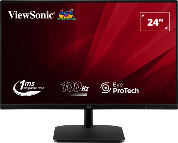 ViewSonic VA2432-H là kiểu màn hình 24 inch phù hợp với tác vụ văn phòng nhờ thông số thực dụng và vùng hiển thị vừa tầm.