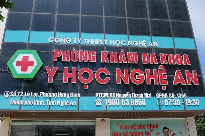 Địa chỉ cơ sở y tế vừa bị Công an phát hiện sai phạm. (Ảnh CANA)