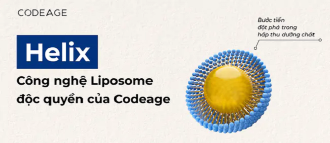 Helix - Công nghệ Liposome của Codeage.