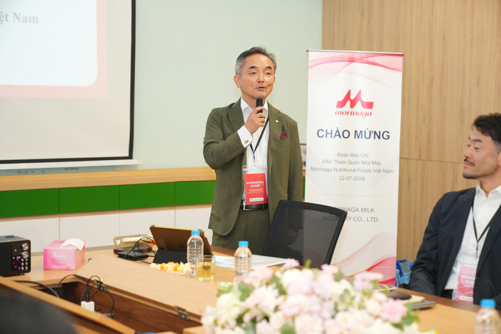 Ông Alex “Atsushi” Kobayashi chia sẻ định hướng phát triển tại thị trường Việt Nam của Morinaga Milk.