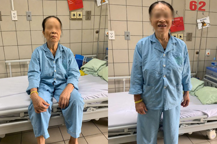Cụ bà hồi phục nhanh sau mổ (Ảnh: BVCC)