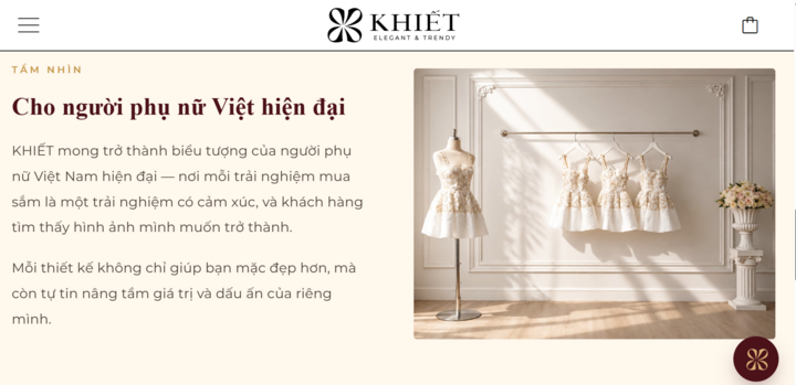 Mềm mại như lan, bền bỉ và độc lập, Khiết Style tự hào đồng hành cùng vẻ đẹp tự tin của người phụ nữ Việt Nam.