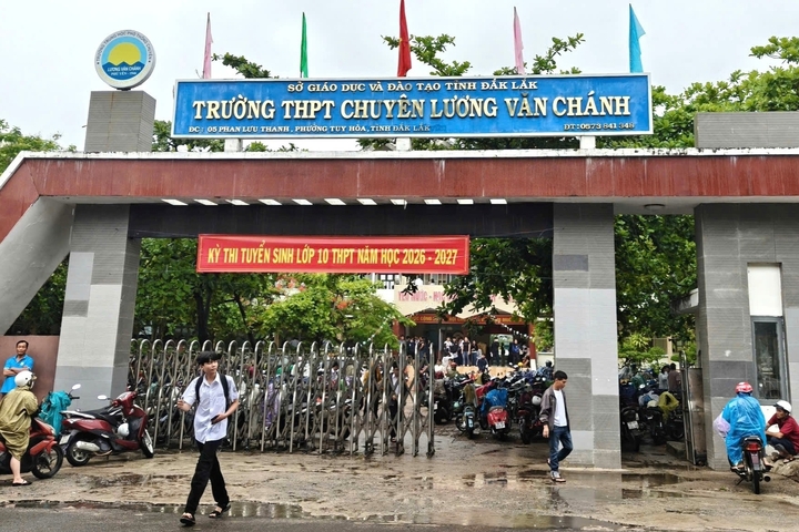 Trường THPT Chuyên Lương Văn Chánh. (Ảnh: Vietnamnet)