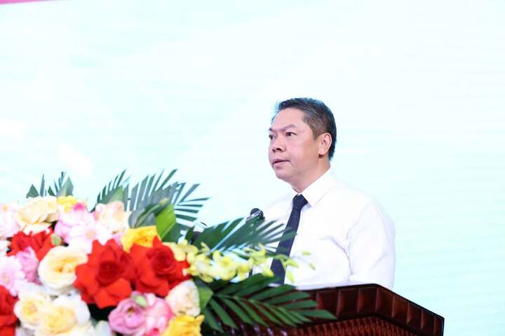 Ông Đoàn Thanh Sơn, Phó Chủ tịch UBND tỉnh Lạng Sơn, phát biểu tại buổi lễ.