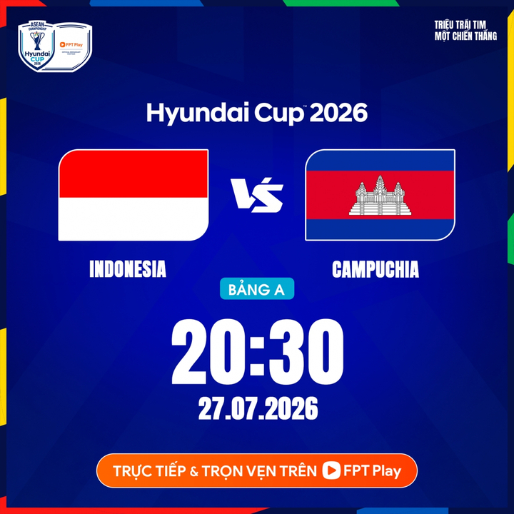 Link xem trực tiếp Indonesia vs Campuchia 20h30 ngày 27/7, giải ASEAN Cup 2026 indonesia vs campuchia 15293660 - Link xem trực tiếp Indonesia vs Campuchia 20h30 ngày 27/7, giải ASEAN Cup 2026
