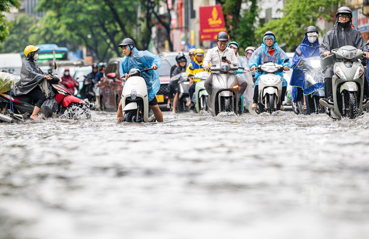 Miền Bắc mưa lớn trên diện rộng. (Ảnh minh hoạ: Minh Đức)